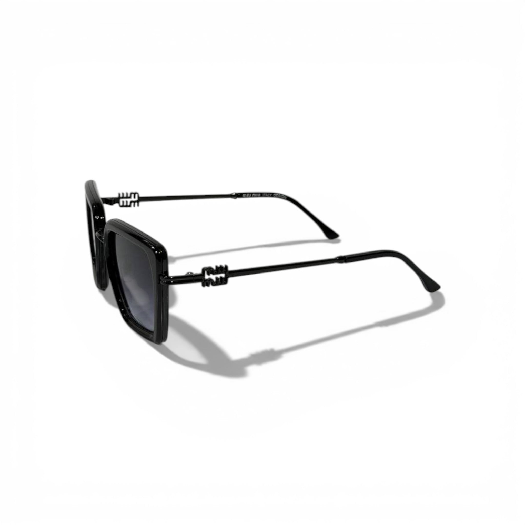 Miu Miu Oversized Square Sunglasses – Black Gradient Edition 🖤🕶️