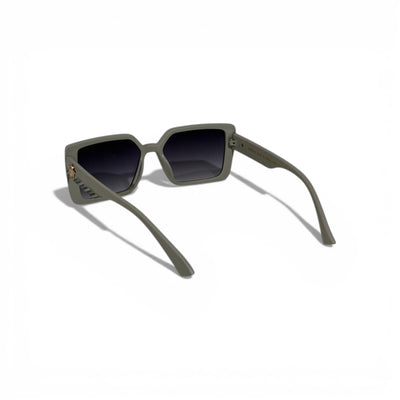 Versace Oversized Square Sunglasses – Matte Grey Statement Edition 🩶🕶️