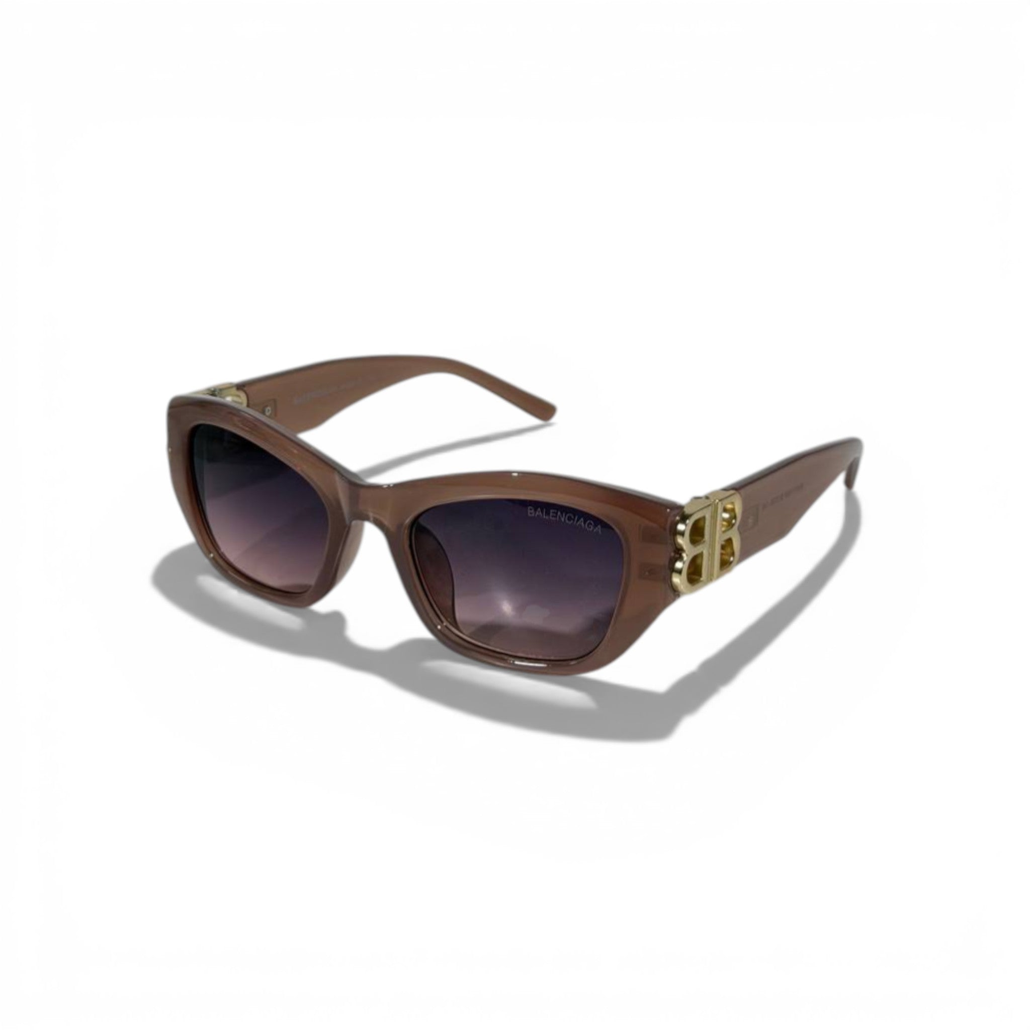 Balenciaga Oversized Cat-Eye Sunglasses – Brown Luxe Edition 🤎🕶️