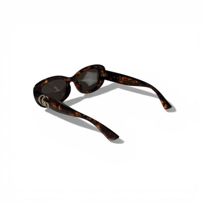 Gucci Tortoiseshell Oval Sunglasses – GG Logo Edition 🐢✨