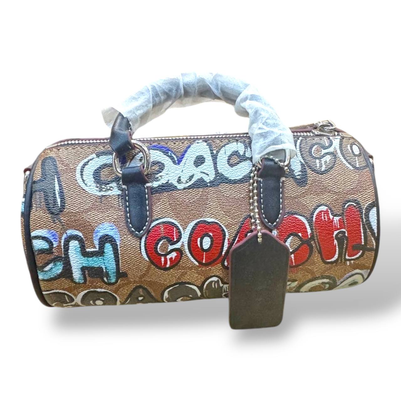 Coach Signature mini Barrel Bag – Graffiti Edition 🎨👜