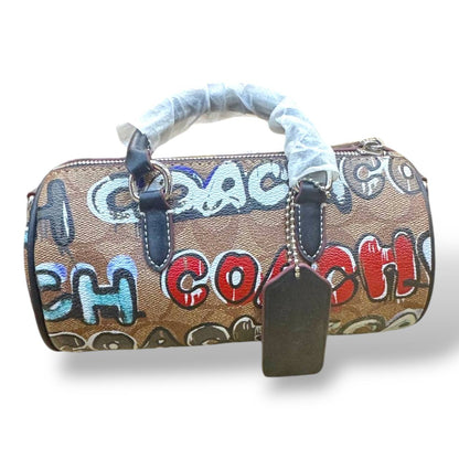 Coach Signature mini Barrel Bag – Graffiti Edition 🎨👜