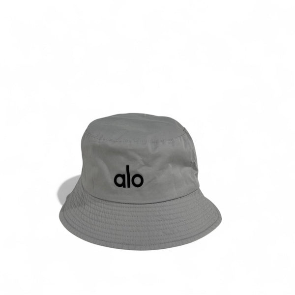 Alo Grey Logo Bucket Hat – Minimalist Premium Streetwear
