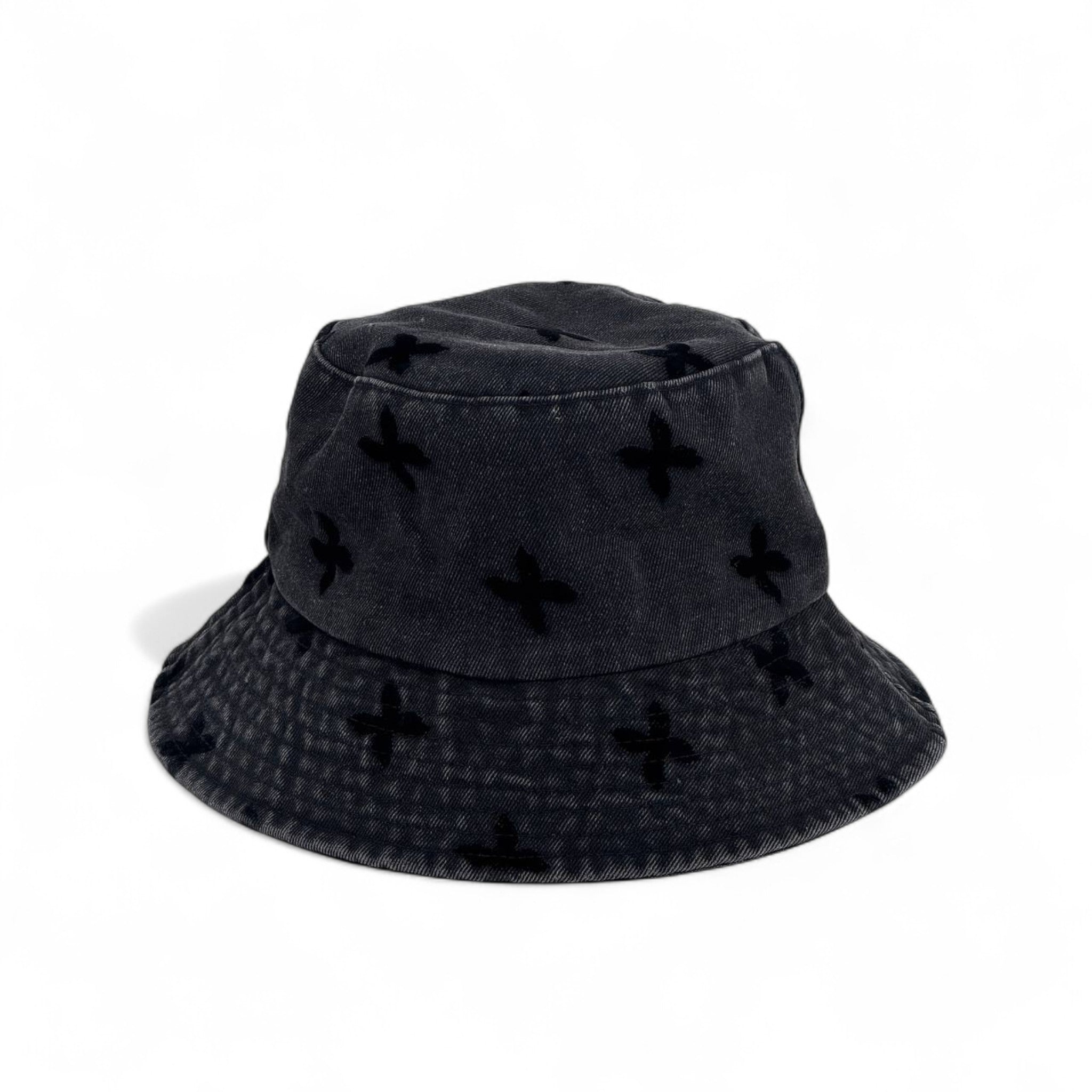 🖤 Chrome Hearts Black Cross Bucket Hat – Luxury Streetwear