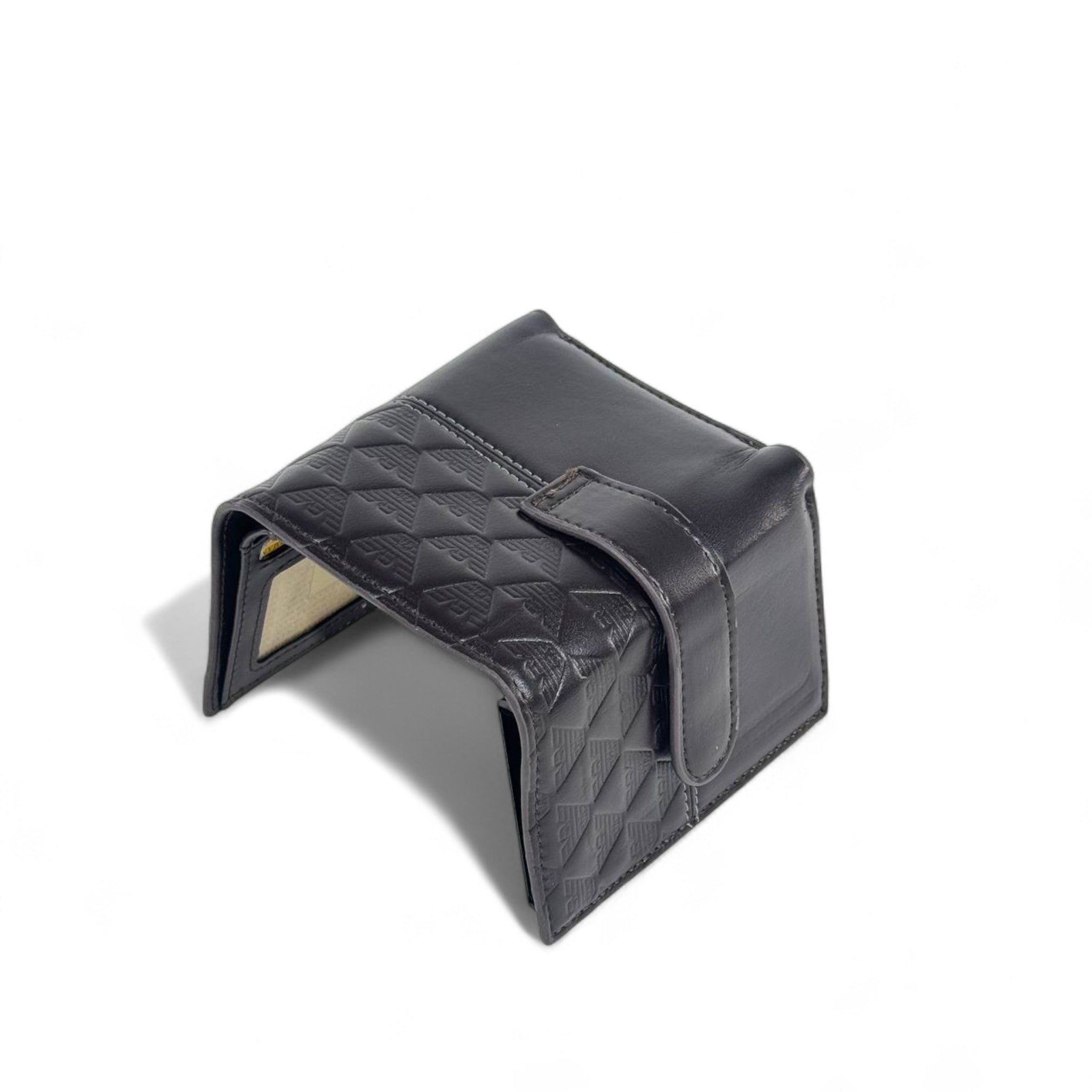 🖤 Emporio Armani brown Leather Wallet – Luxury Compact Design