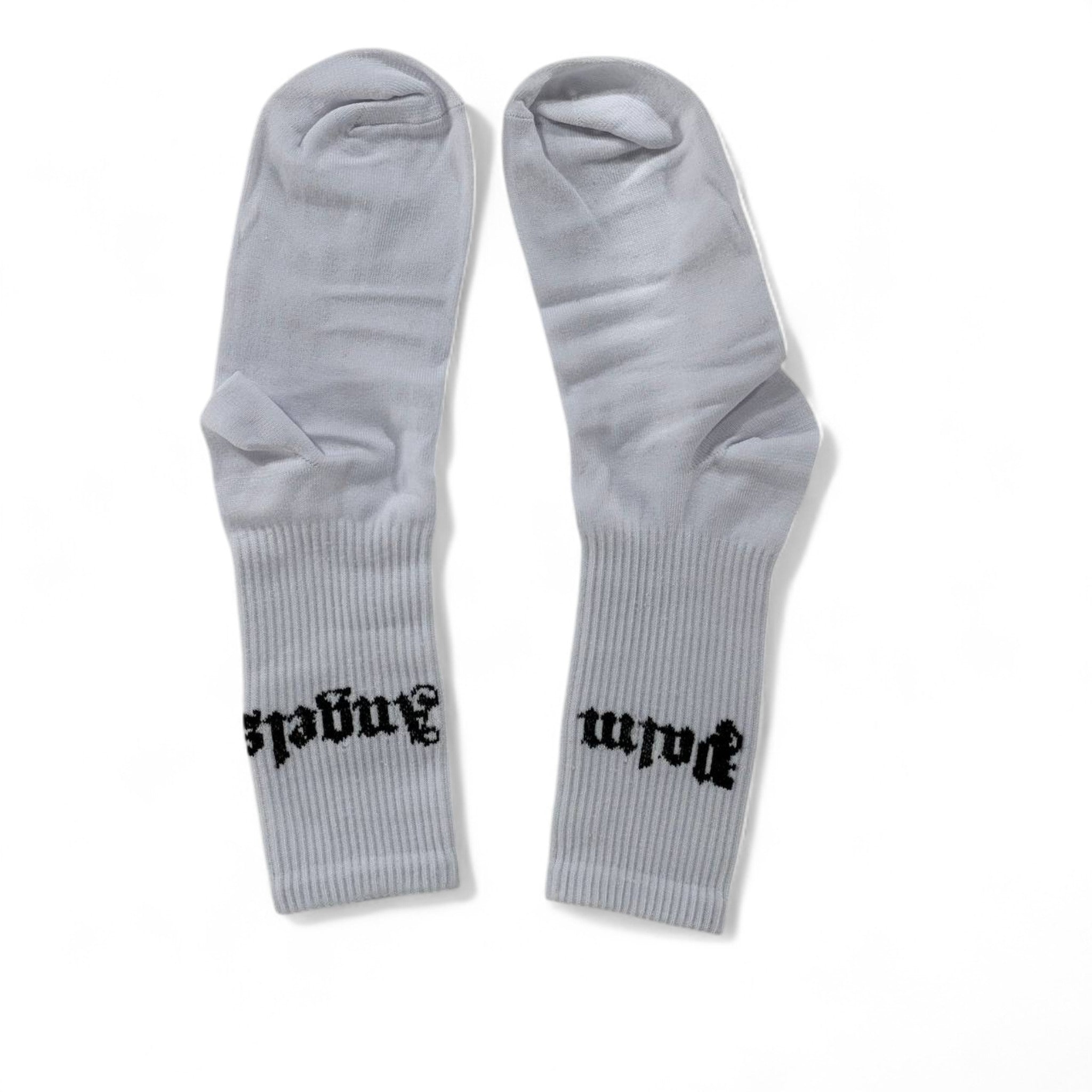 🖤 Palm Angels Crew Socks Set – 6 Pairs (White, Black, Grey) with Gift Box