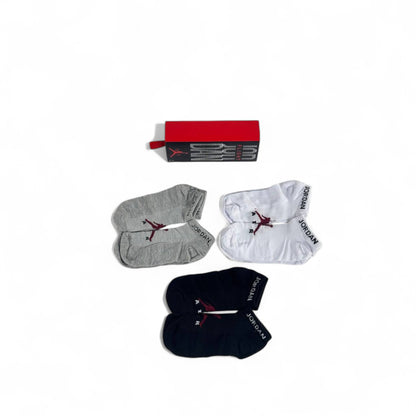 🔥 Jordan Low-Cut Socks Set – 6 Pairs (White, Grey, Black) 🏀✨