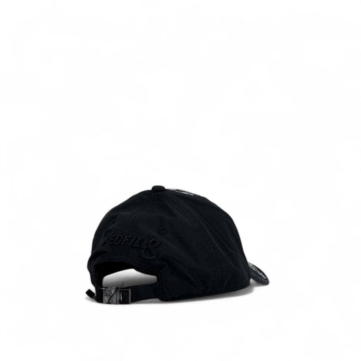 Redfills Paris AKM47 Cap – Black with White Embroidery & Glitter Logo 🧢