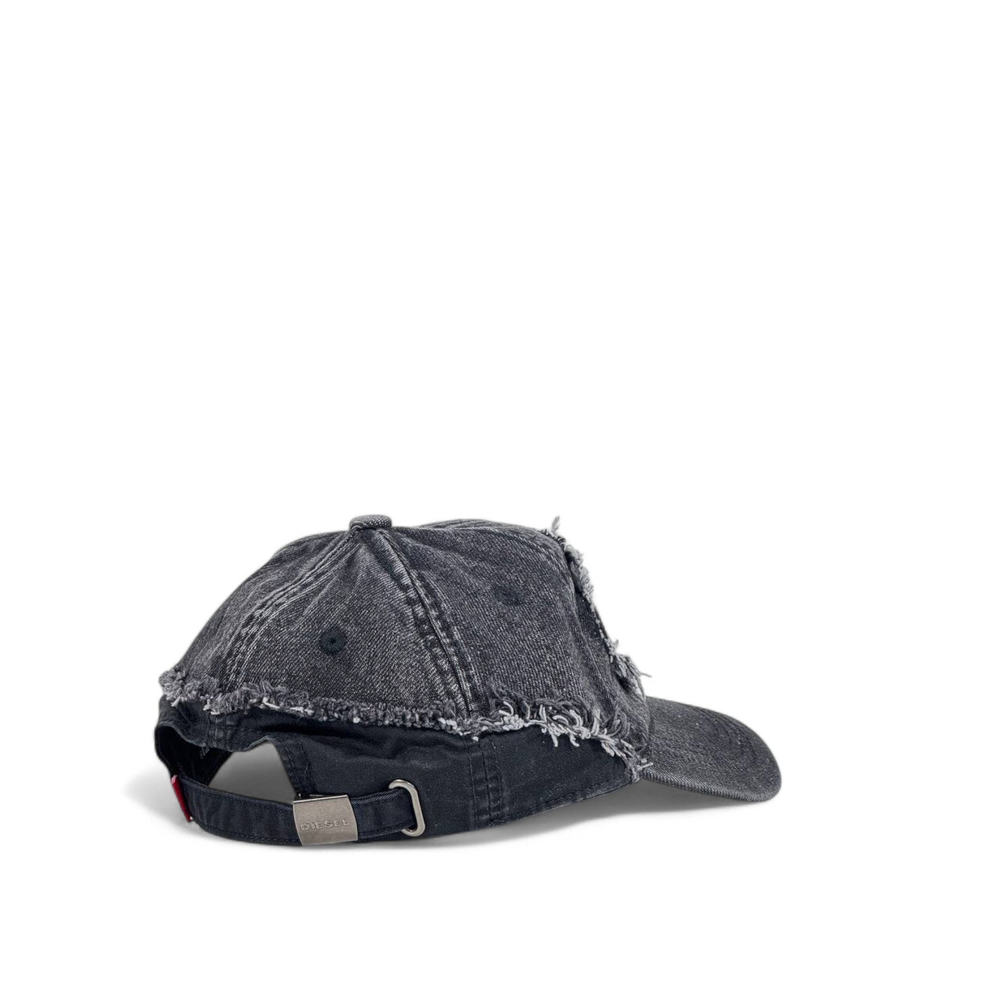 Diesel® Black Distressed Logo Cap 🖤 | Urban Streetwear Essential