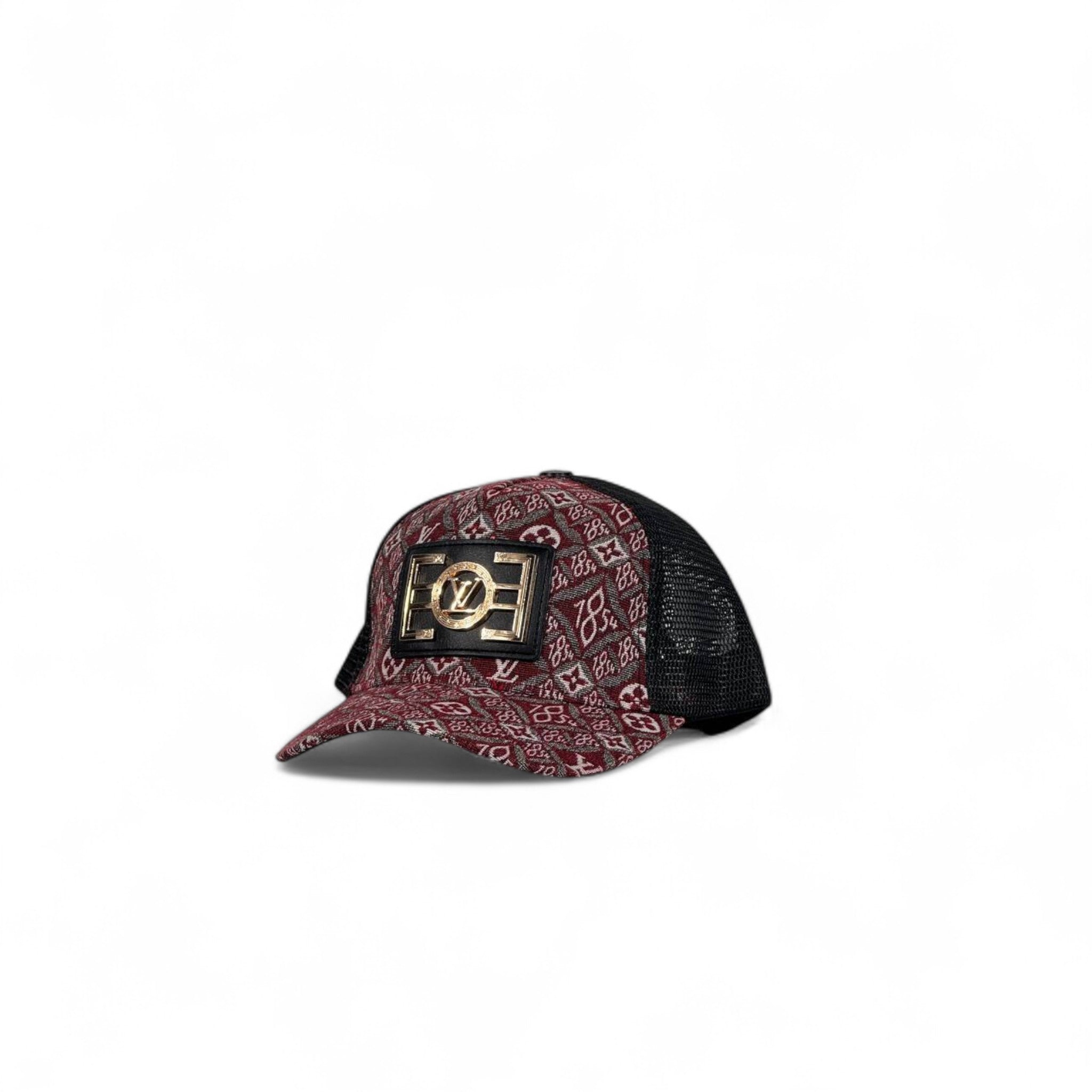 Louis Vuitton Red Monogram Trucker Cap ❤️🖤 | Luxury Mesh Streetwear