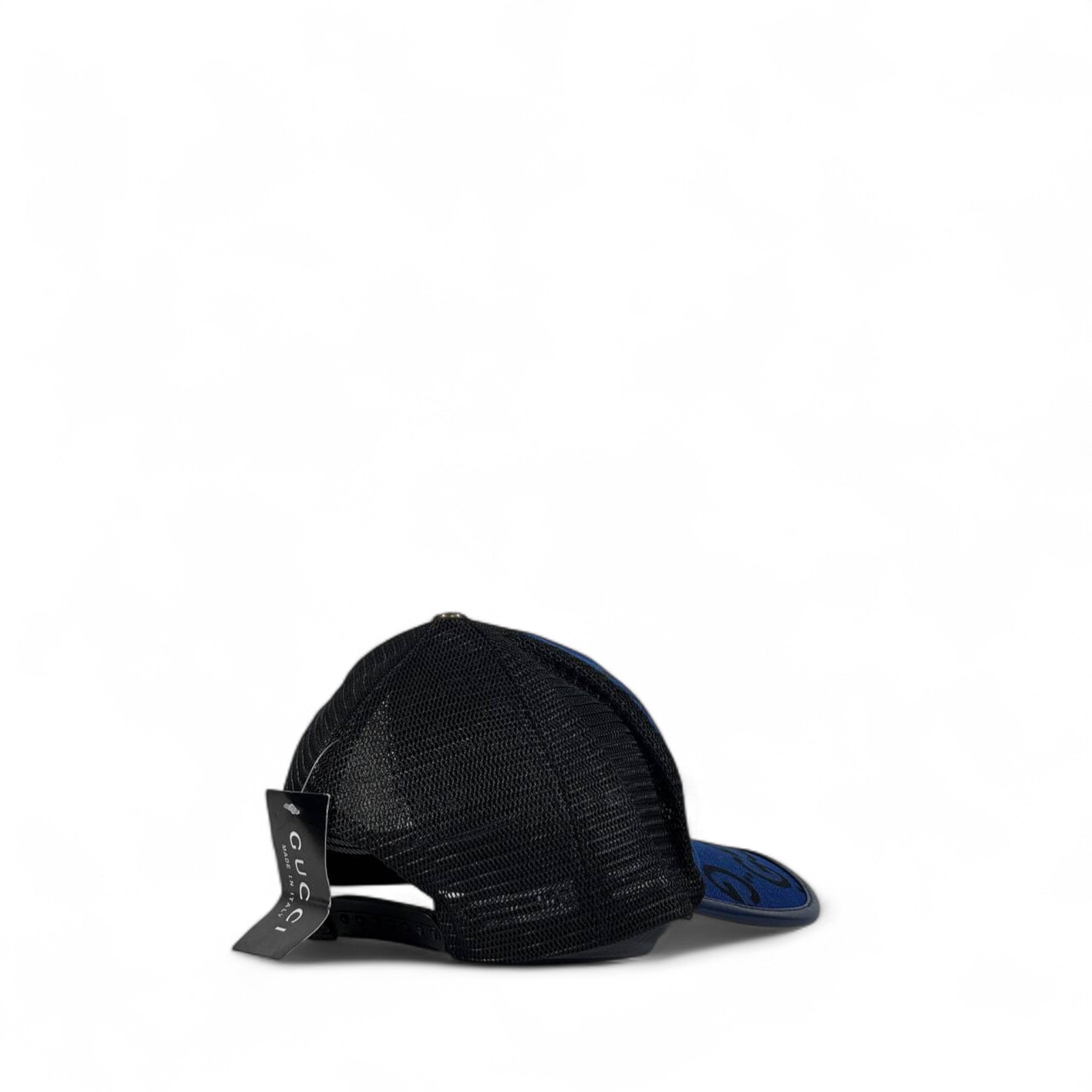 Gucci Blue Monogram Trucker Cap 💙 | Luxury Mesh Streetwear