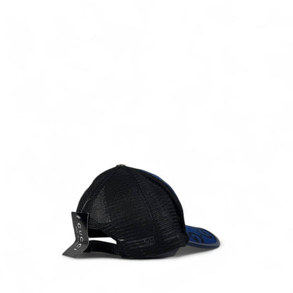 Gucci Blue Monogram Trucker Cap 💙 | Luxury Mesh Streetwear