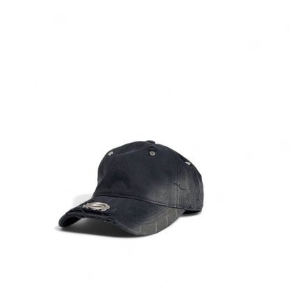 Balenciaga Style Black Distressed Baseball Cap 🖤 | Luxury Urban Fashion