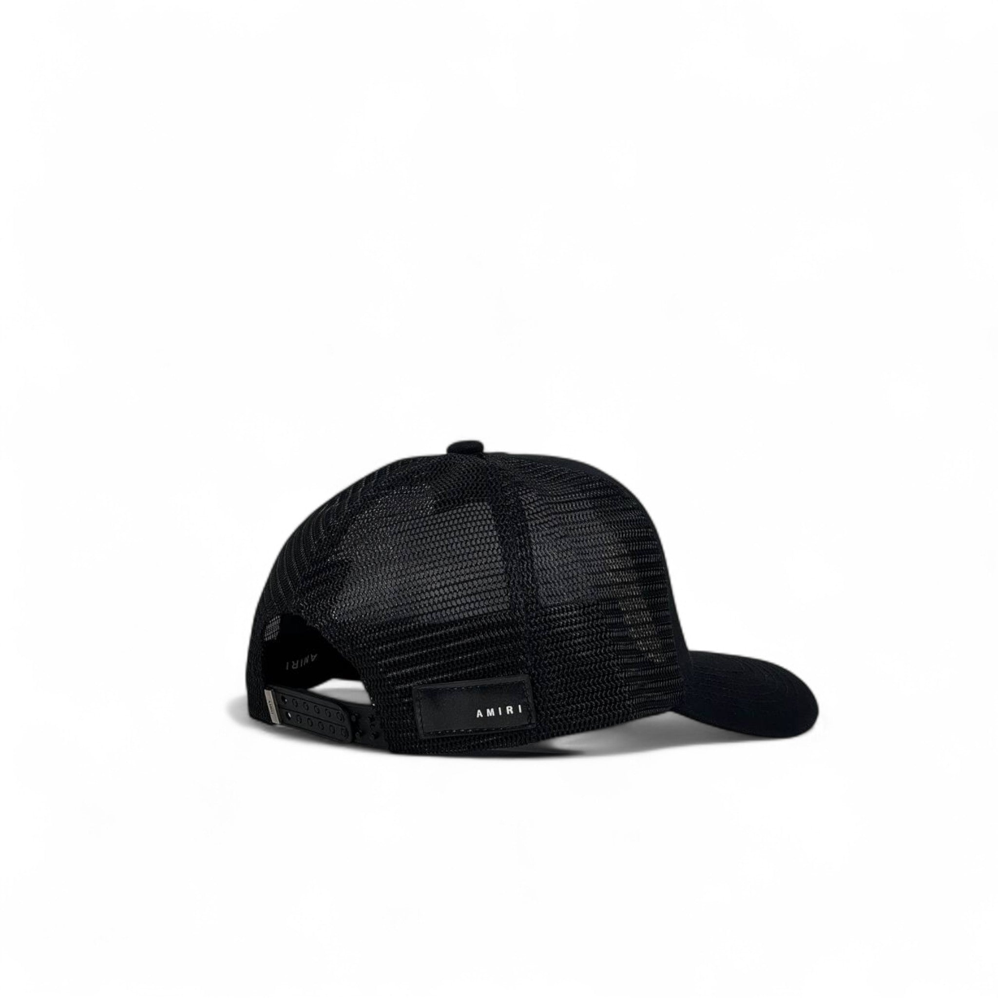 Amiri Style Black Mesh Trucker Cap 🖤 | Luxury Streetwear Vibes