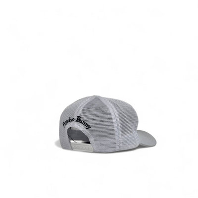 Psycho Bunny Style Grey Mesh Trucker Cap – Luxury Streetwear