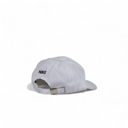 Nike Style White Swoosh Baseball Cap 🤍 | Sporty Streetwear Essential