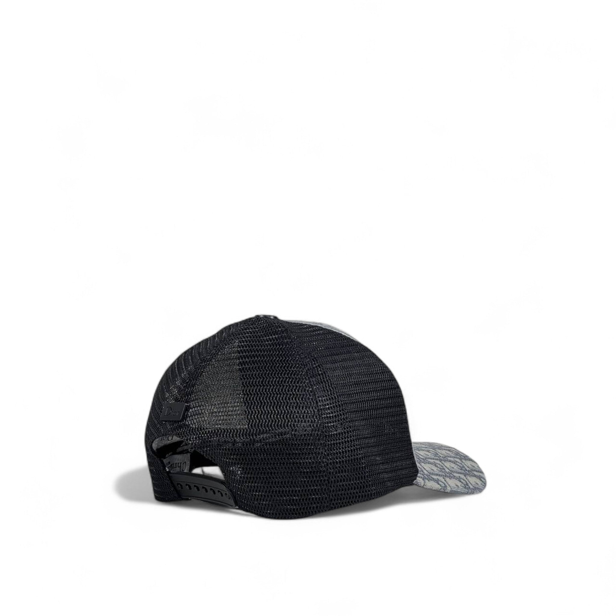 Dior Style Grey Monogram Mesh Trucker Cap 🖤 | Luxury Streetwear