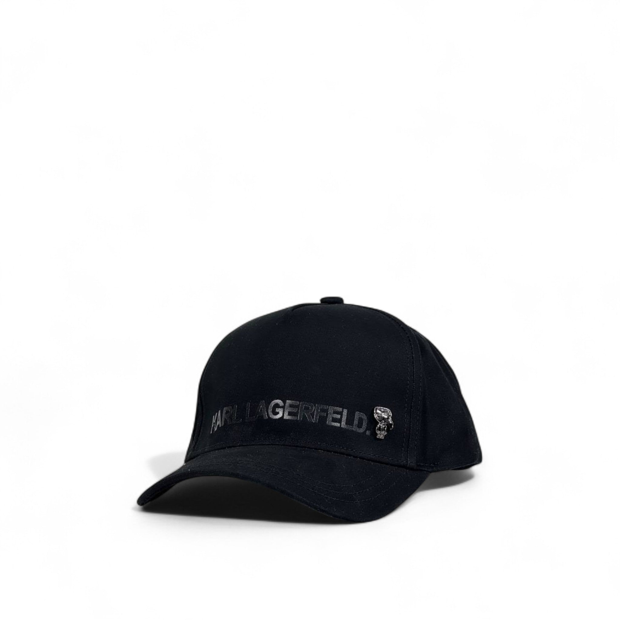 Karl Lagerfeld Style Black Logo Baseball Cap 🖤 | Luxury Streetwear
