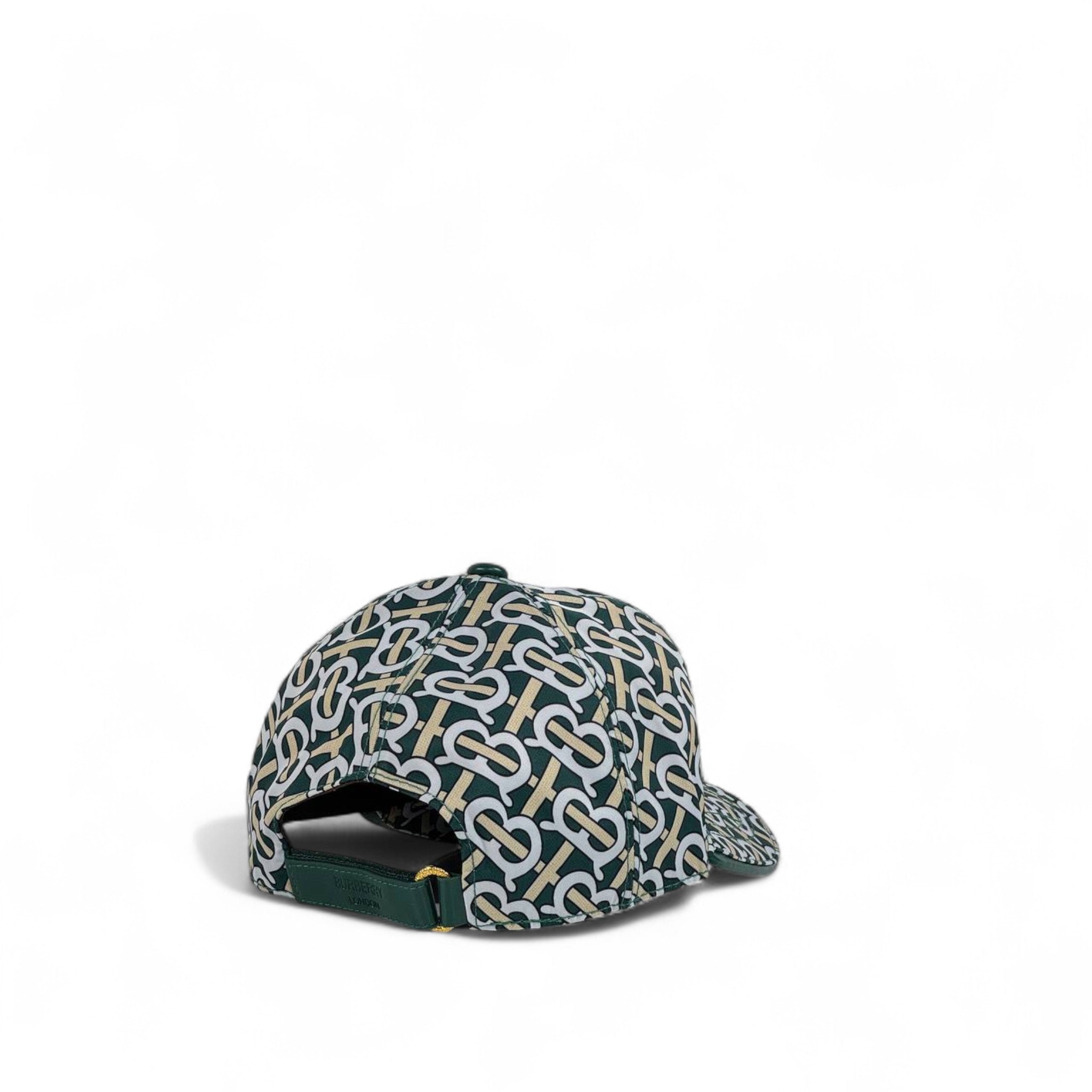 Burberry Style Green Monogram Baseball Cap 🟢 | TB All-Over Print