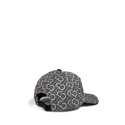 Burberry Style Grey Monogram Baseball Cap ⚪ | TB All-Over Print
