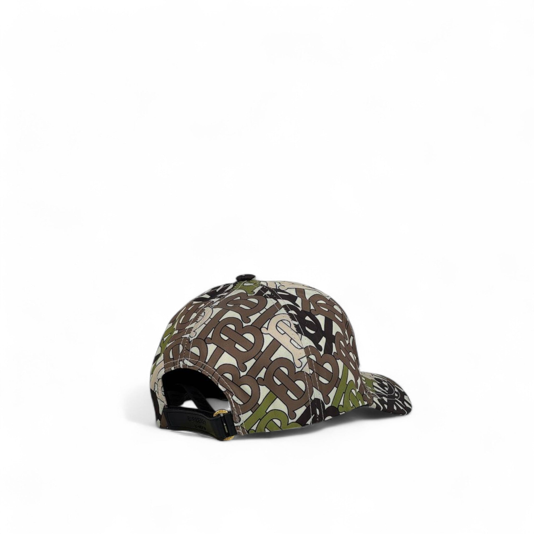 Burberry Style Camouflage TB Monogram Cap 🪖 | Luxury Streetwear Hat