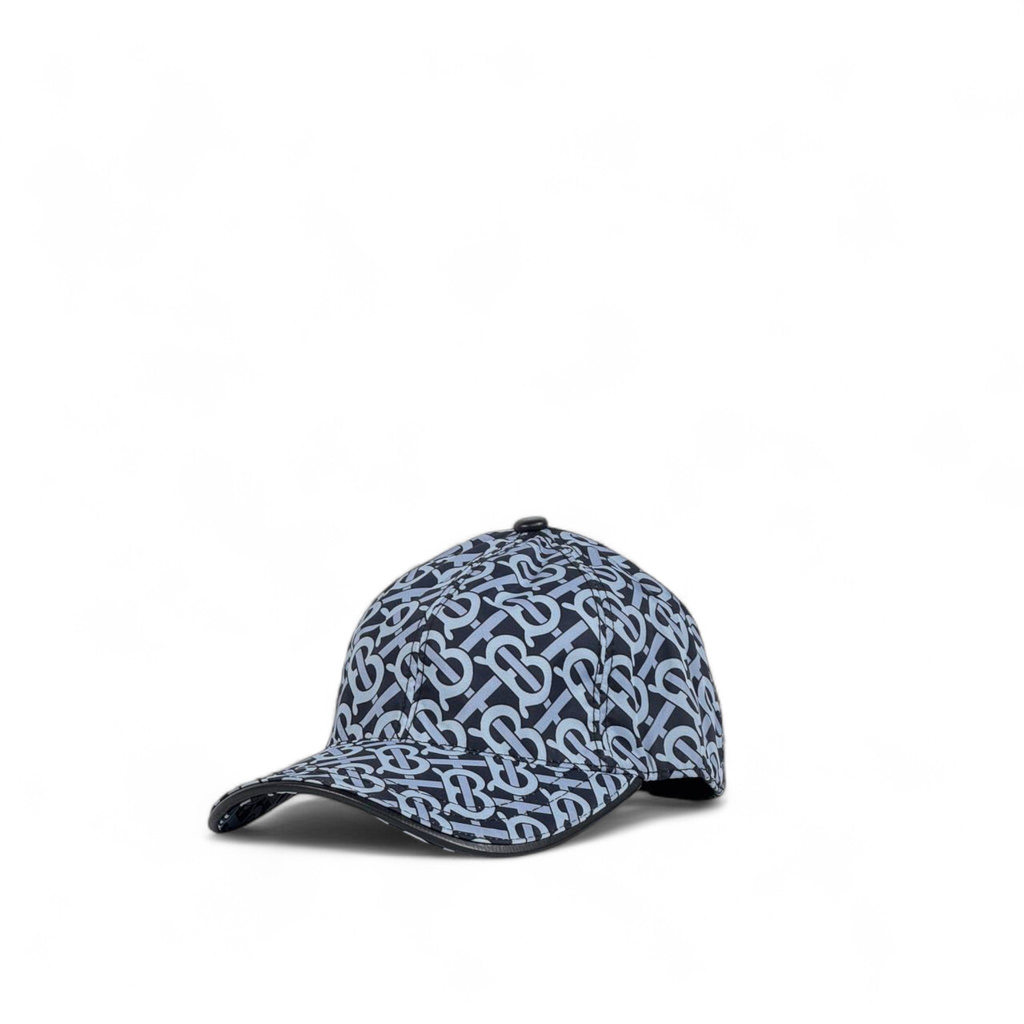 Burberry Style Navy TB Monogram Cap 🔵 | Designer Streetwear Baseball Hat