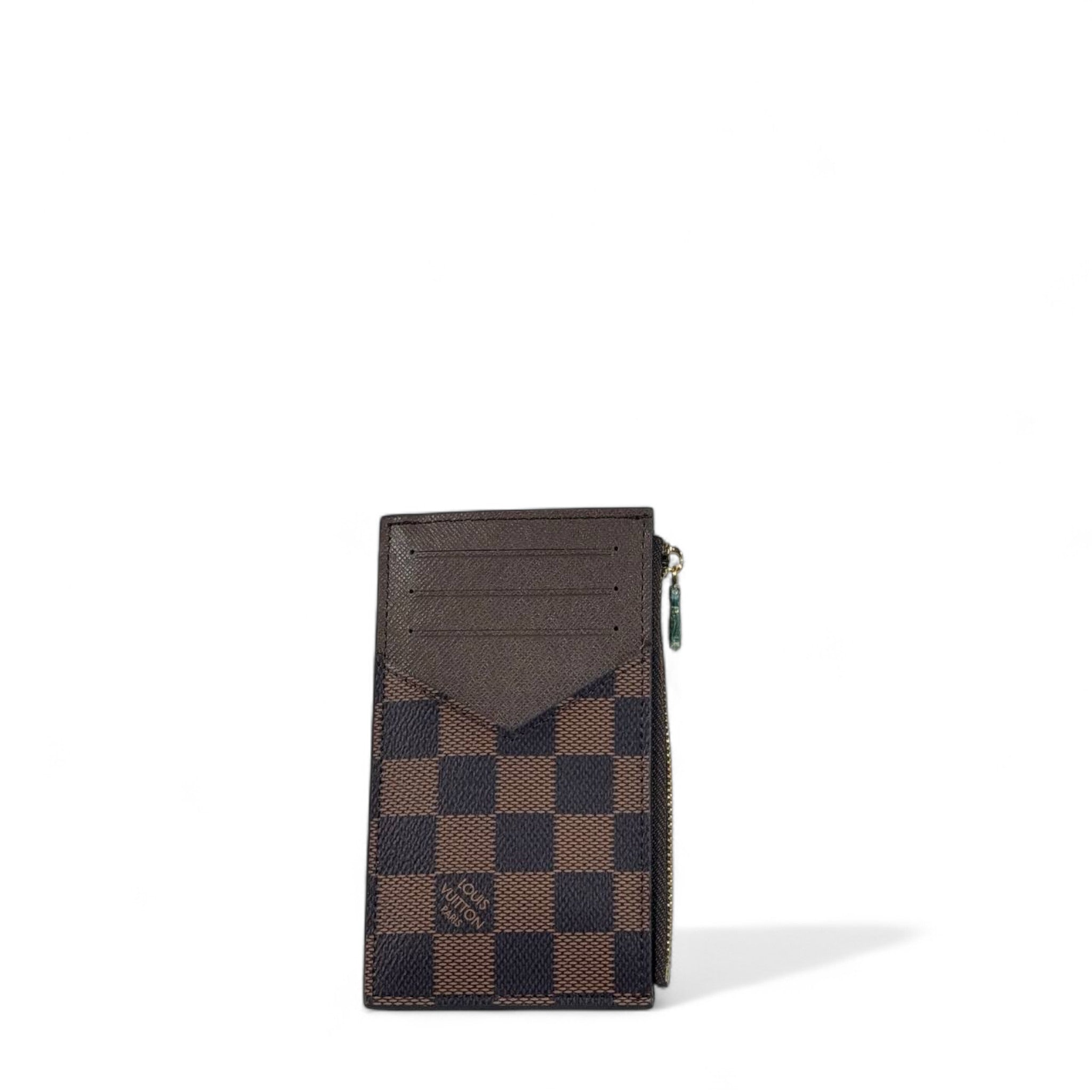 👜 Louis Vuitton Damier Ebene Slim Card Holder with Zip – Luxury Everyday Essential