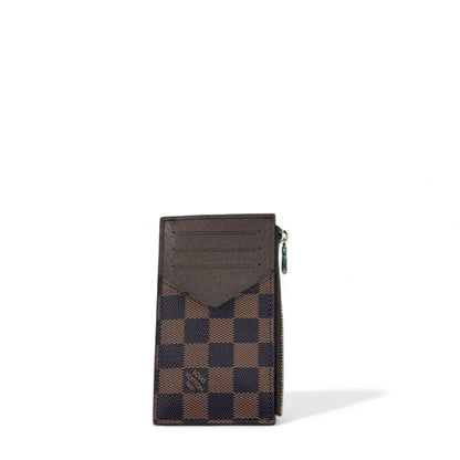 👜 Louis Vuitton Damier Ebene Slim Card Holder with Zip – Luxury Everyday Essential