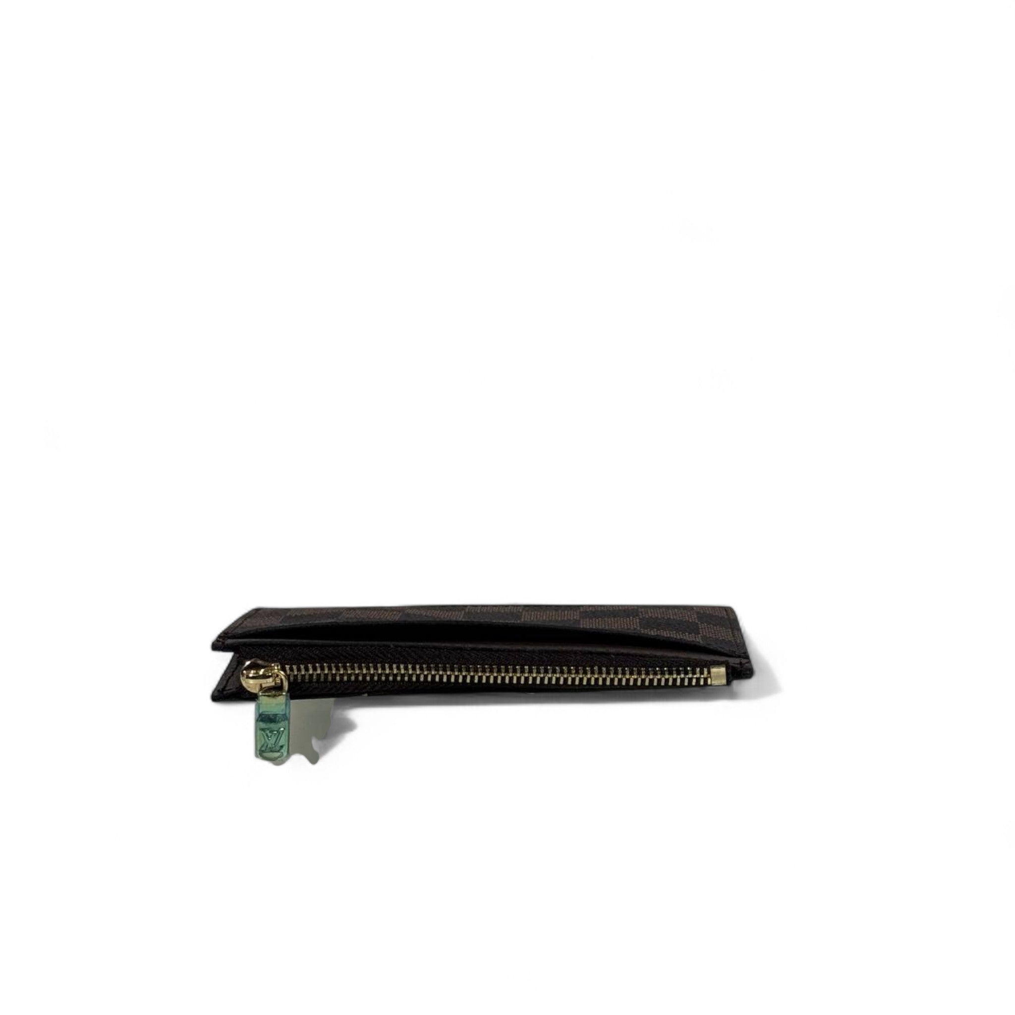 👜 Louis Vuitton Damier Ebene Slim Card Holder with Zip – Luxury Everyday Essential
