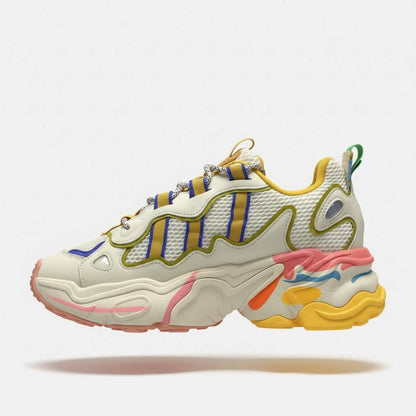 Adidas Ozweego Multicolor Chunky Sneakers 🌈🔥 | Bold Streetwear Statement