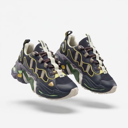 Adidas Ozweego Navy Green Chunky Sneakers 👟💚💙 | Bold Retro Street Energy 🔥⚡