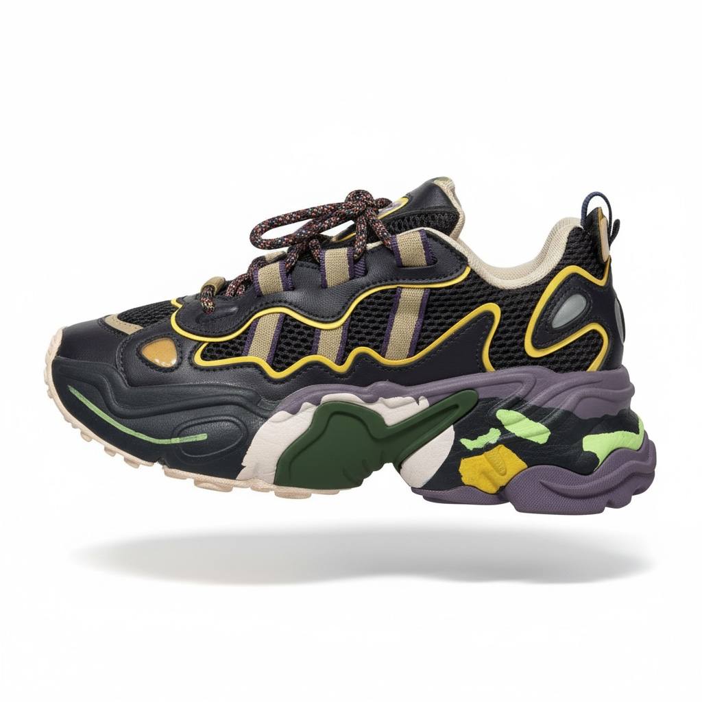 Adidas Ozweego Navy Green Chunky Sneakers 👟💚💙 | Bold Retro Street Energy 🔥⚡