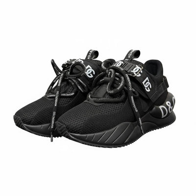 Dolce & Gabbana Black Logo Sneakers 🖤🔥 | Luxury Streetwear Statement 👟✨