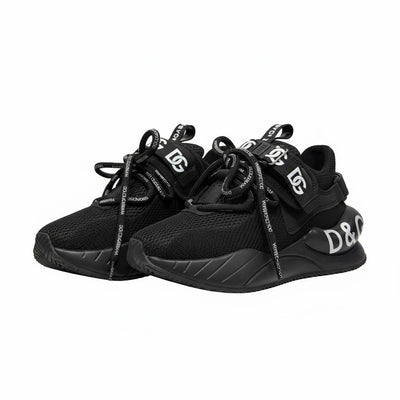 Dolce & Gabbana Black Logo Sneakers 🖤🔥 | Luxury Streetwear Statement 👟✨