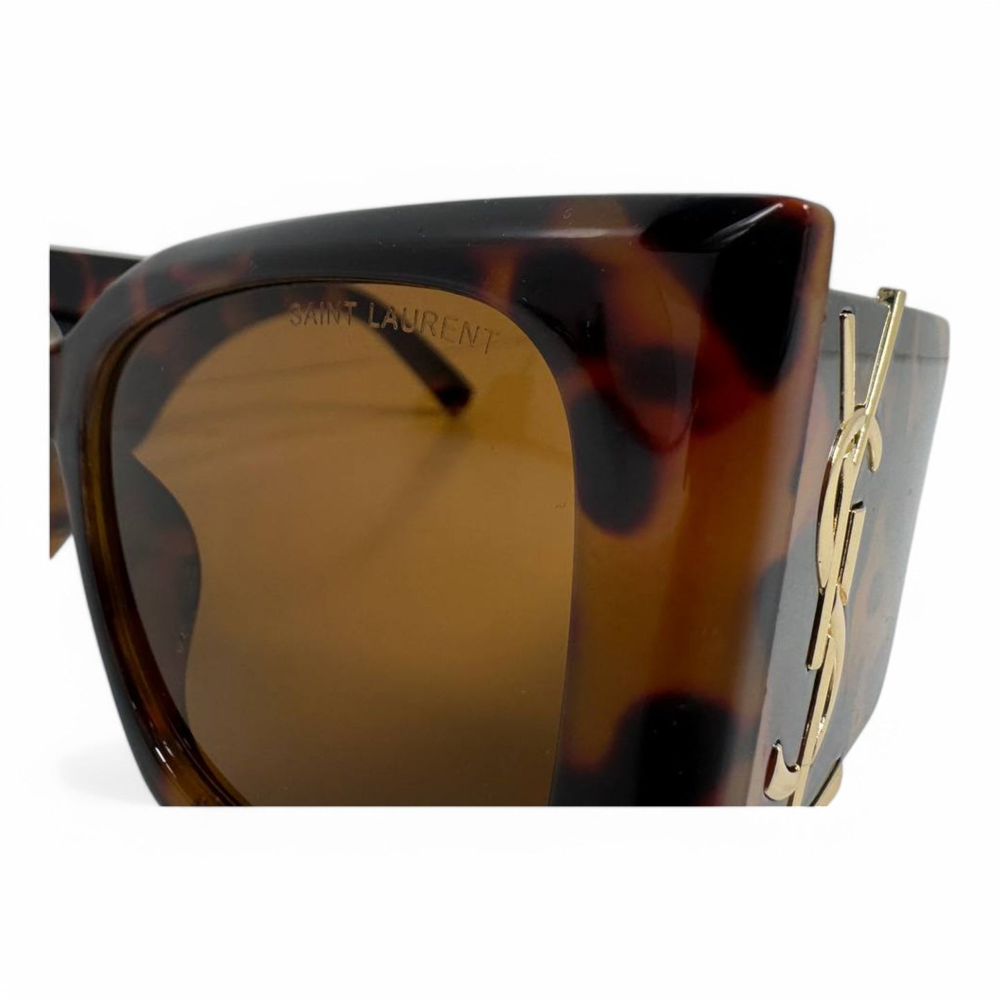 Saint Laurent Tortoise Oversized Sunglasses