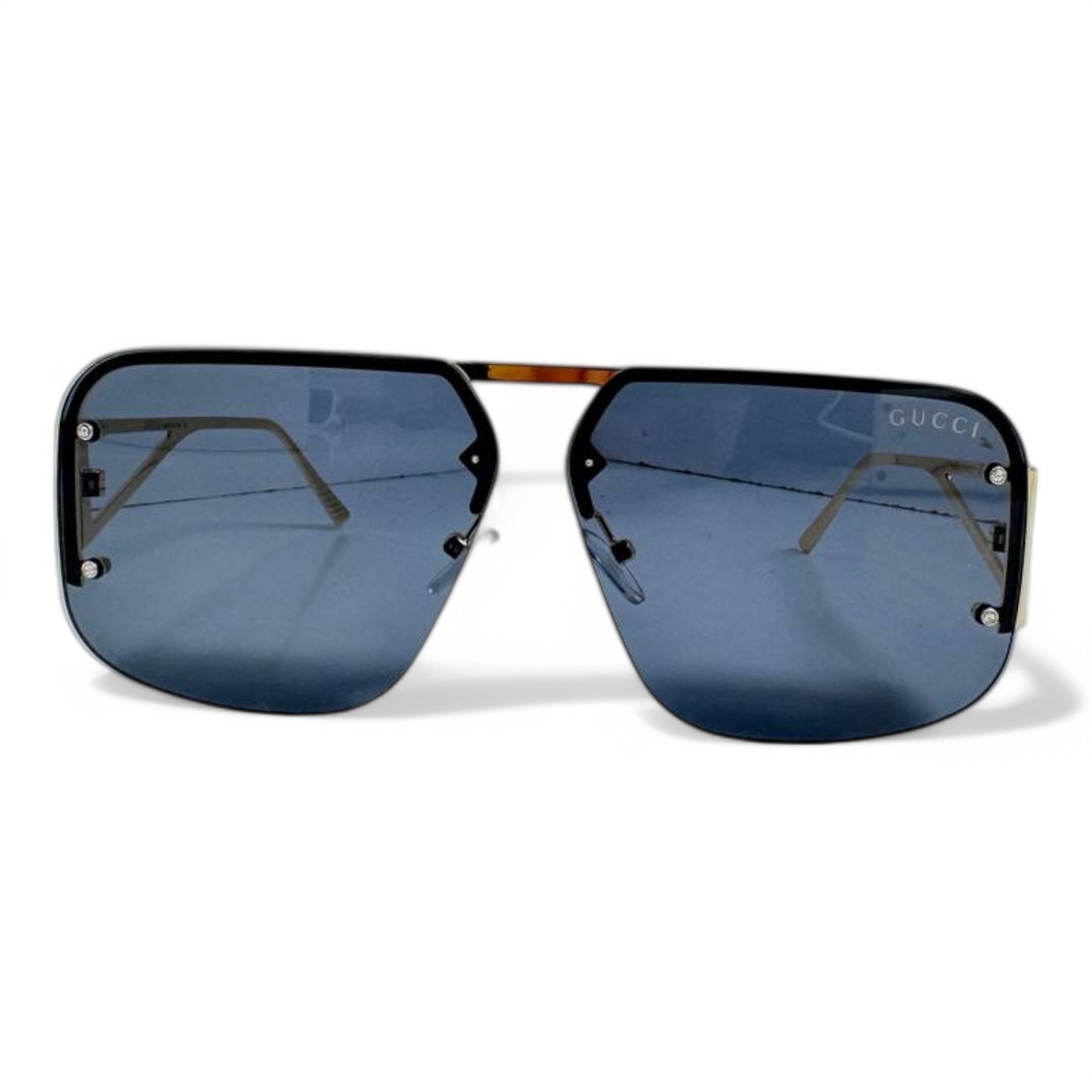 Gucci Rimless Aviator Sunglasses