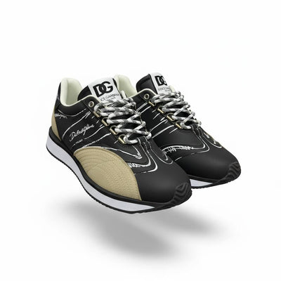Dolce & Gabbana Black Graphic Sneakers 🖤✍️🔥 | Luxury Artistic Streetwear 👟✨