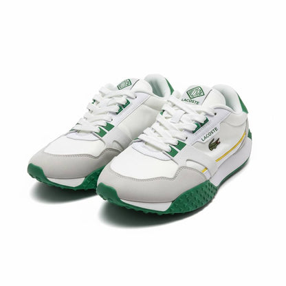 Lacoste White & Green Sneakers 🤍💚🐊 | Clean Sporty Elegance 👟✨