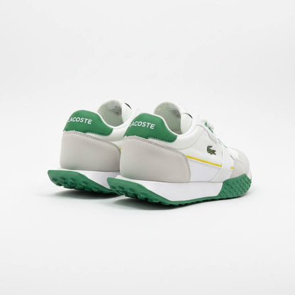 Lacoste White & Green Sneakers 🤍💚🐊 | Clean Sporty Elegance 👟✨