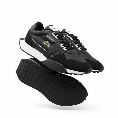Lacoste Black Sneakers 🖤🐊 | Classic Sport Luxury Essential 👟🔥