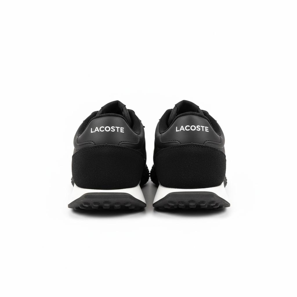 Lacoste Black Sneakers 🖤🐊 | Classic Sport Luxury Essential 👟🔥