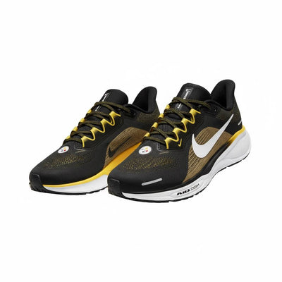 Nike Air Zoom Black & Gold Running Shoes 🖤💛👟 | Performance Power Edition 🔥⚡