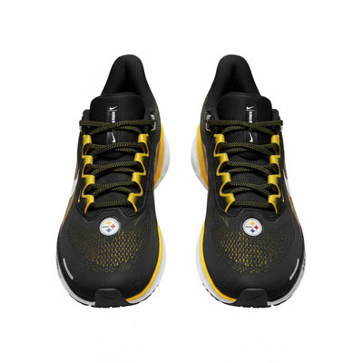 Nike Air Zoom Black & Gold Running Shoes 🖤💛👟 | Performance Power Edition 🔥⚡