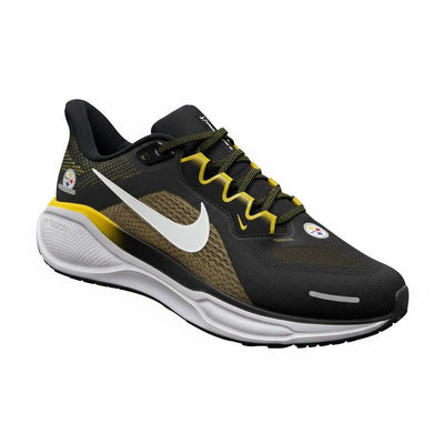 Nike Air Zoom Black & Gold Running Shoes 🖤💛👟 | Performance Power Edition 🔥⚡