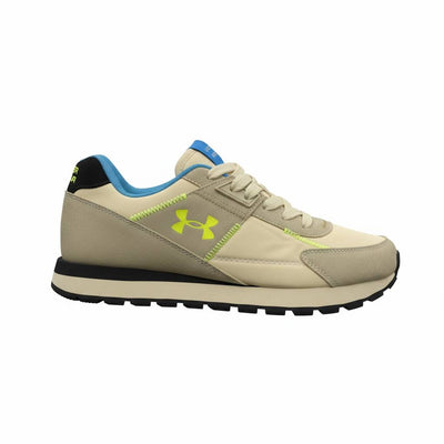 Under Armour Beige & Neon Sneakers 🤍💛👟 | Sporty Everyday Comfort ⚡🔥
