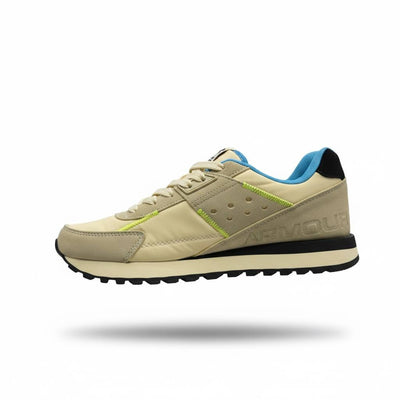 Under Armour Beige & Neon Sneakers 🤍💛👟 | Sporty Everyday Comfort ⚡🔥