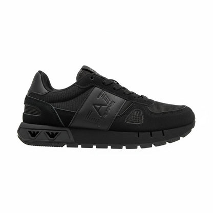 EA7 Emporio Armani All-Black Sneakers 🖤👟 | Stealth Sport Luxury 🔥⚡