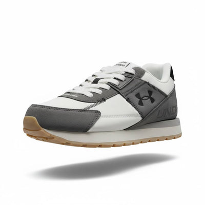 Under Armour White & Grey Sneakers 🤍🩶👟 | Clean Sport Performance Style ⚡🔥
