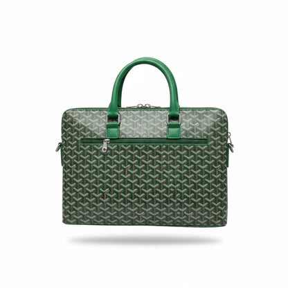 Goyard Green Monogram Briefcase 💚💼✨ | Luxury Business Statement 🔥👔