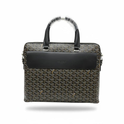 Goyard Black & Brown Monogram Briefcase 🖤🤎💼 | Executive Luxury Statement ✨🔥